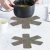 Pack of 12 Pan Protectors, Pan Protector, Stacking Protection, Pot Protector, Pan Protector, Felt, Adjustable Non-Slip Thermal Insulation Mat, for Pans Pots Bowls Protection Against Scratches, 26 cm view 2