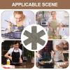 Pack of 12 Pan Protectors, Pan Protector, Stacking Protection, Pot Protector, Pan Protector, Felt, Adjustable Non-Slip Thermal Insulation Mat, for Pans Pots Bowls Protection Against Scratches, 26 cm view 4