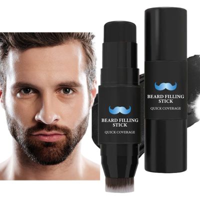 Moustache Filler - Moustache Filling Stick and Brush,7g Sweat-Proof Long-lasting Tint, Waterproof Long-Lasting Natural Finish