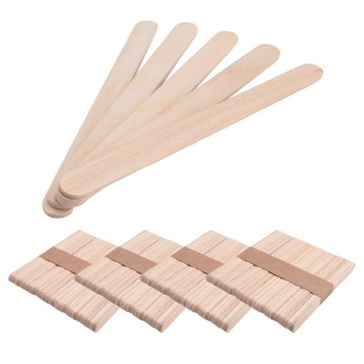 Asyduey 200 Pcs Craft Sticks Ice Cream Sticks Wooden Sticks 114MM Length Treat Sticks Ice Sticks
