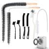 Washing Machine Cleaning Brush,Dryer Cleaning Brush,Crevice Brush for Bathroom, Shower & Kitchen - Scrub Brushes with Long Handle,Household Cleaning Tools Tile, Bathtub, Sink, Grout Cleaning Brushes view 1
