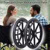 20 X 1.75 Wheelchair Rear Wheels Replacement, 20 Inch Solid PU Accessories for Manual Wheelchair, Rollators, Walkers view 2