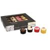 Chocolate,Lemon,Vanilla,and Strawberry Flavour Delicious, Tasty Sponge Cupcake Box - 12 x Individually Wrapped Cup Cakes Box