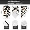Dog Paw Prints Balaclava Face Mask-Protection Cover for Men Women Paragliding, Skydiving, Gliding, Black, One Size view 4