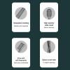 2 Pack Manual Toothbrush,Home Wide Head Tooth Cleaning Gingival Care Adult Home Portable Couple Toothbrush (Pink Green) view 4