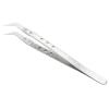 Craft Tweezers, Long Tweezers KGX TC002 Electrical Repair Stainless Steel Insulation 3 Holes Professional Sewing Set for Electronics Soldering (Bent Head) view 2