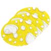 White Circular Spots on A Yellow Background Absorbent Dish Washing sponges Multipurpose Decorative Dish sponges for Washing Dishes for Cleaning Kitchen Pans, Tableware, and Non Stick Cookware view 1