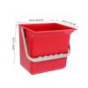 ERINGOGO Plastic Cleaning Bucket Large Capacity with Handle and Graduated Scale Portable Waste Bin 2l Leakproof Car Trash Can for Suv and Car Interior Use for Cleaning Supplies view 2