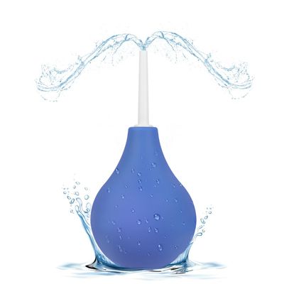 ACWOO Enema Bulb Douche, 224ML Silicone Anal Douche Enema for Men Women, Reusable Enema Bulb, Ergonomic Enema Bulb, Safe Comfortable Silicone Washing Cleaning Kit, Home Use for Constipation, Cleansing