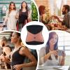 Abdominal Slimming Belt - Adjustable Support Belt, Ideal for Flat Stomach, Comfortable and Breathable, Soft Support for Everyday Activities, Sports, Home or Travel, Black, M view 4