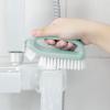 2 Pack Scrub Brush for Cleaning Scrubbing Heavy Duty Stiff Nylon Bristles Cleaning Brush Multi-Purpose (Green-2) view 3