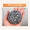 Steel Wool Scrubber Non-Scratch Stainless Steel Scourers, Reusable Metal Sponges for Dishwashing, Oven, Grill & Cookware Cleaning view 4