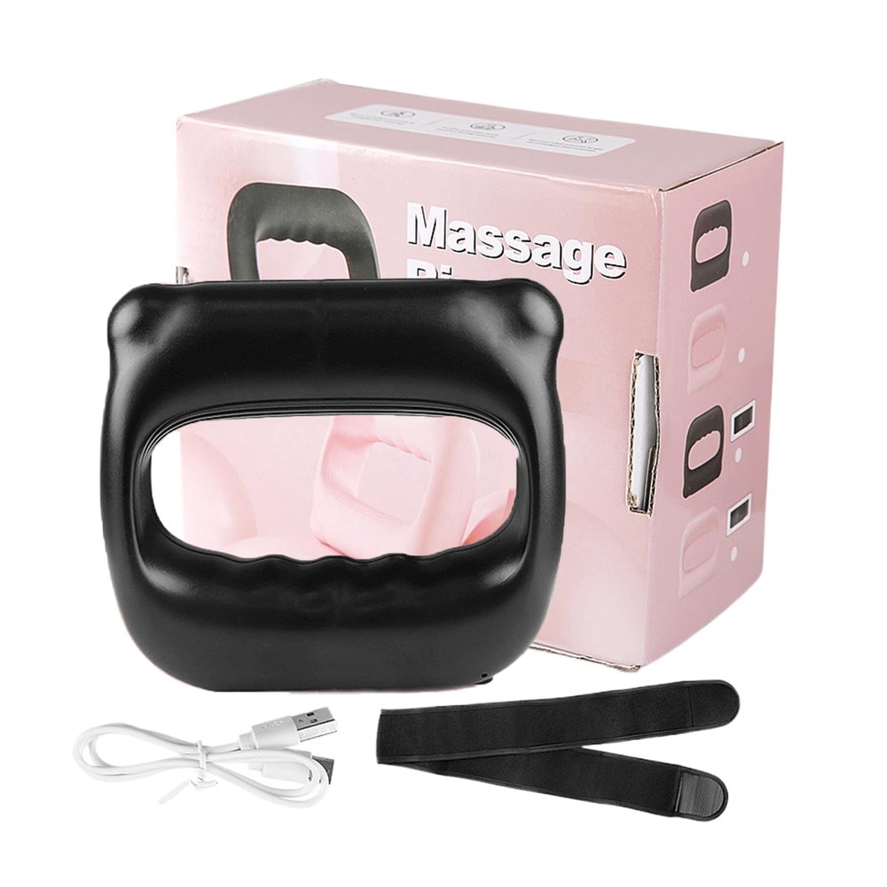 Cervical Masseur - Heated Back and Neck Massage | Electric Massage Device | Rechargeable Deep Muscle Relaxation for Feet, Neck and Shoulders