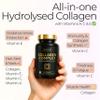Award Winning Collagen Complex | Made in the UK | Hydrolysed Collagen Supplements for Women & Men Enhanced with High Absorption Hair Skin and Nails Vitamins A, C & E | 270 Capsules view 3