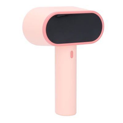 Rechargeable Electric Lint Remover with 12 Blades Dual Heads and 4 Speed Settings for Clothes, Couch, and Furniture (Pink)