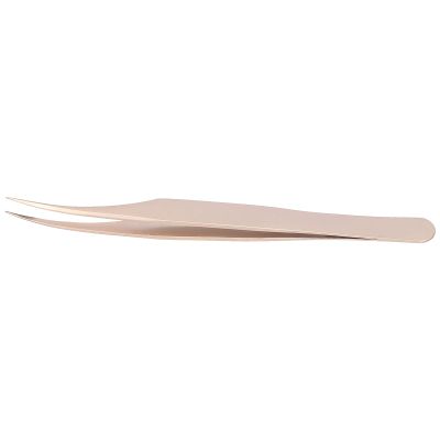 Fiber Tip Lash Tweezers, Lash Tweezers Stainless Steel Eyelash Extension with Exceptional Accuracy and Flair for Precise Separation of False Eyelashes (#4)