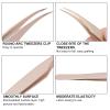 Fiber Tip Lash Tweezers, Lash Tweezers Stainless Steel Eyelash Extension with Exceptional Accuracy and Flair for Precise Separation of False Eyelashes (#4) view 4