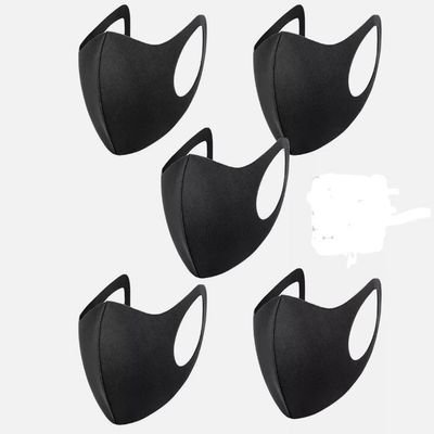 5x Face Mask Reusable Masks UK Washable Mouth Nose Breathable Protection Cover