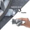 TGDGFKIAS Hot Water Bottle, 2PCS Silicone Hot Water Bottle Water Warm Water Bag Warm Hand Warmers Mini Portable Plush Water Bag Warming Bag(Beige) view 4