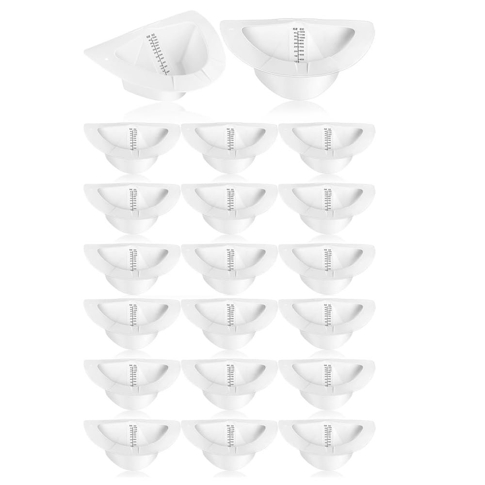 Remingtape 20Pcs Urine Hats for Toilets,Urine Collection Hats Urine Cups Pee Cup Urine Sample Cup Containers for Women,40oz/ 1200cc
