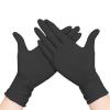 ZYFHYU Cleaning Gloves Latex Rubber Gloves Dishwashing Household Cleaning Gloves for Home Kitchen for Laundry(Black 100PCS,XS) view 1
