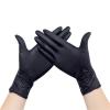 ZYFHYU Cleaning Gloves Latex Rubber Gloves Dishwashing Household Cleaning Gloves for Home Kitchen for Laundry(Black 100PCS,XS) view 3