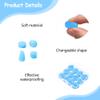 12 Pairs Ear Plugs Re-Usable Waterproof Noise Cancelling Ear Plugs Soft and Moldable Silicone Earplugs for Sleep Travelling Studying Noise Reduction view 3