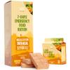 MRE Emergency Food Supply - 7-days Cream Pumpkin Biscuit Bars MRE Meals Military 2025 Survival Kit - 20 Years Shelf Life Camping Hiking Supplies view 1