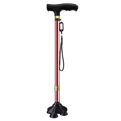 Walking Sticks Adjustable Height Walking Stick Non-slip Aluminium Folding Cane Collapsible Travel Walking Stick for Women Men Balance