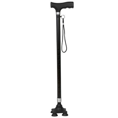 Walkers for Seniors Telescopic Crutches,Walking Sticks for The Elderly,Telescopic Non-Slip Four-Legged Walking Cane Hand,self-Supporting Walking Sticks rollator Walker,Durable Mobility Aid