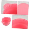 FOMIYES Reusable Silicone Wax Bowl for Beauty Wax and Hot Melt Items, Non-stick Easy-clean Replacement Pot for Home or Salon Use, Pink view 3