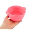 FOMIYES Reusable Silicone Wax Bowl for Beauty Wax and Hot Melt Items, Non-stick Easy-clean Replacement Pot for Home or Salon Use, Pink view 4