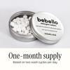 Bebello Detergent Tablets for Baby Bottle Washers - Cleaning Detergent for Your Baby Bottle Cleaner - 60 Tablets for 1 Months Supply view 2