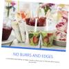 LIFKOME 20pcs Acrylic Ice Sticks Homemade Reusable Ice Ice Pop Sticks for DIY Crafts Multi-Function Cream Model for Summer Party Assorted Style view 3