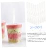 LIFKOME 20pcs Acrylic Ice Sticks Homemade Reusable Ice Ice Pop Sticks for DIY Crafts Multi-Function Cream Model for Summer Party Assorted Style view 4
