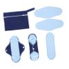 HOUDERCO Washable Nursing Pads Reusable Panty Liner for Menstrual Period Leakproof Sanitary Napkin Breast Pads Multipack view 1