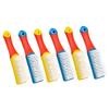 Beaupretty 6pcs Shoe Cleaner Brush Set for Shoes and Clothes Laundry Cleaning with Blue Plastic Handles, Effective Cleaning Power for Bathroom and Household Use view 1