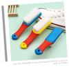 Beaupretty 6pcs Shoe Cleaner Brush Set for Shoes and Clothes Laundry Cleaning with Blue Plastic Handles, Effective Cleaning Power for Bathroom and Household Use view 2