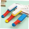 Beaupretty 6pcs Shoe Cleaner Brush Set for Shoes and Clothes Laundry Cleaning with Blue Plastic Handles, Effective Cleaning Power for Bathroom and Household Use view 4