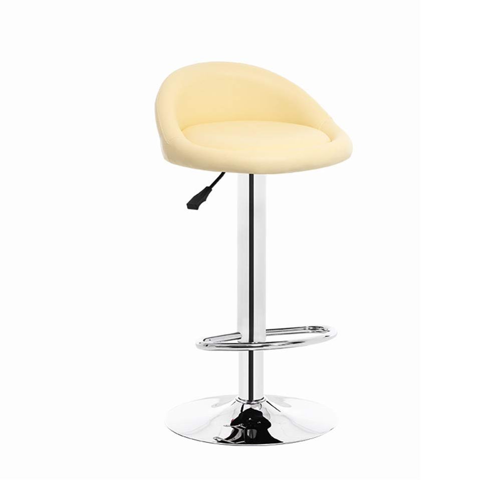 erkebspm Swivel Bar Chairs - Modern Home Bar Counter Chair Breakfast Plated Arc Footrest, 60-80cm, 10 Colors Durability (Color : H)