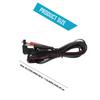 BESTYASH 4pcs Lead Wires Cable for Physiotherapy Machine 2mm Pin Connector Replacement Lead Wire Set for Therapy Device view 2