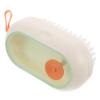 IMIKEYA Multifunctional Shoe Brush Liquid Dispenser Soft Bristle Shoe Scrubber Clothes Cleaning Brush Long Handle and Laundry White Hand-press for Household Use view 1