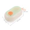 IMIKEYA Multifunctional Shoe Brush Liquid Dispenser Soft Bristle Shoe Scrubber Clothes Cleaning Brush Long Handle and Laundry White Hand-press for Household Use view 2