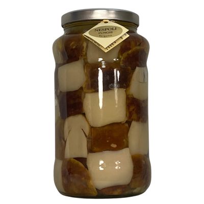 Sliced Black Cap Porcini Mushrooms in Olive Oil Boletus edulis Handcrafted Ready to Eat Gourmet Antipasti
