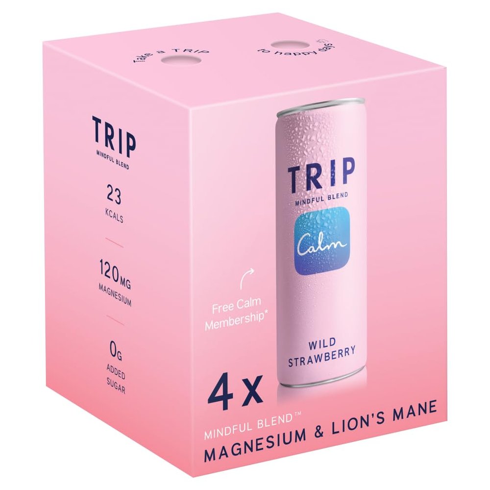 Trip Wild Strawberry Sparkling Water Multipack, 1000 ML