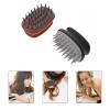 WRITWAA 2 Pcs Silicone Scalp Shampoo Massager Brush, Head Massage Brush for Wet and Dry Use, Black ABS, Easy to Carry, Hair Care for Home or Travel view 3