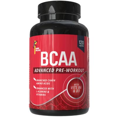 BCAA 3000mg - Pre Workout Tablets for Energy Boost, Muscle Strength | Branched Chain Amino Acids 2:1:1 Leucine Valine Isoleucine | Performance Gym Supplement for Men Women | Vegan Capsules 30 Servings