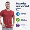 BCAA 3000mg - Pre Workout Tablets for Energy Boost, Muscle Strength | Branched Chain Amino Acids 2:1:1 Leucine Valine Isoleucine | Performance Gym Supplement for Men Women | Vegan Capsules 30 Servings view 2