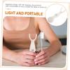 CALLARON Reusable Dental Floss Holder, Portable ABS+Nylon Floss Stick Rack for 360 Full Cleaning, White, Travel and Home Oral Care view 2