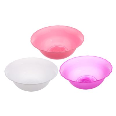 Beaupretty Round Plastic Wash Basins Spa Grade Experience 3pcs Face Washing Bowls with Multifunctional Design for Home and Laundry for Daily Cleansing